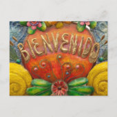 Welcom-teken in het Spaans, Mexico Briefkaart (Voorkant)