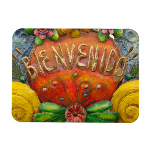 Welcom-teken in het Spaans, Mexico Magneet