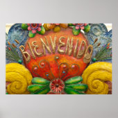 Welcom-teken in het Spaans, Mexico Poster (Voorkant)