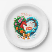 Welcome 2026 papieren bordje (Voorkant)