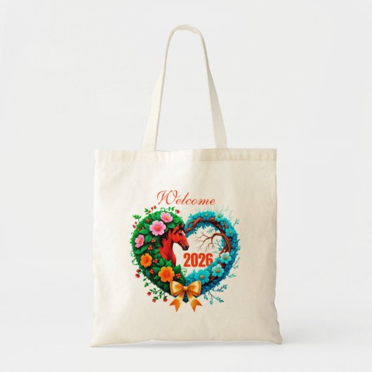 Welcome 2026 tote bag (Voorkant)