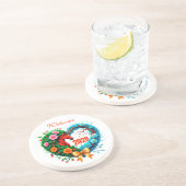 Welcome 2026 zandsteen onderzetter (Zijkant)