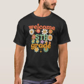 WELCOME 5TH GRADE, BACK TO SCHOOL FIRST DAY SCHOOL T-SHIRT (Voorkant)