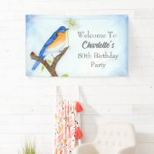 Welcome Any Age Happy April Birthday with Bluebird Spandoek (Insitu)