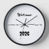 welcome art clock (Voorkant)