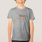 Welcome Autumn Tri-Blend Shirt (Voorkant)