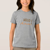 Welcome Autumn Tri-Blend Shirt (Voorkant)