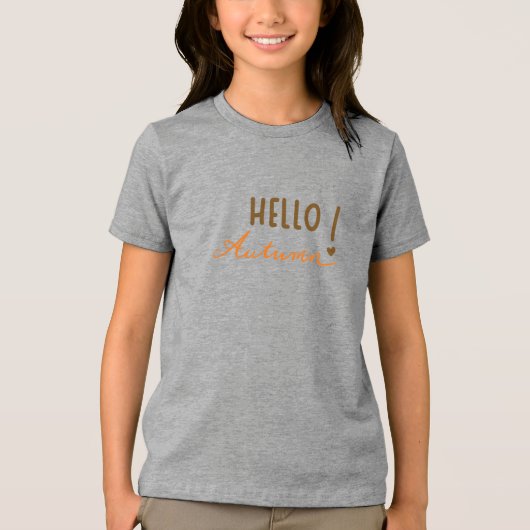 Welcome Autumn Tri-Blend Shirt (Voorkant)