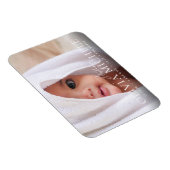 Welcome Baby Birth Photo Announding Magnet Magneet (Rechterzijde)