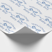 WELCOME BABY BOY CADEAUPAPIER (Hoek)