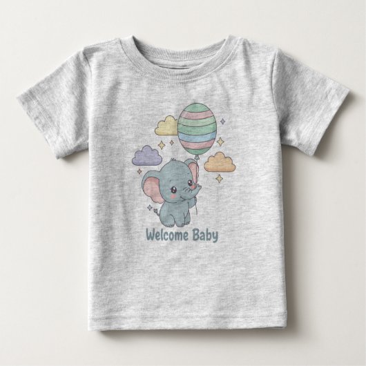 Welcome Baby Elephant Design (Voorkant)