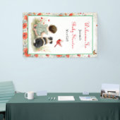 Welcome Baby Shower | Baby and Puppy Dog Spandoek (Beurs)