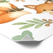 Welcome Baby Shower Baby Animals Poster (Hoek)