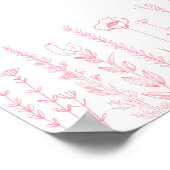 Welcome Baby Wildflower Baby Shower Poster Dusty P (Hoek)