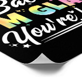 Welcome Back I’m Glad You’re Here First Day Of Sch Poster (Hoek)