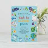 Welcome Back School Picnic Kaart (Staand voorkant)