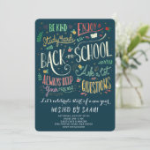 Welcome Back School Picnic Kaart (Staand voorkant)