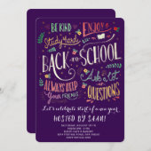 Welcome Back School Picnic Kaart (Voorkant / Achterkant)