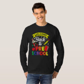Welcome Back To Preschool Teacher Back To School P T-shirt (Voorkant volledig)