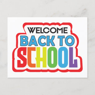Welcome Back to School Briefkaart