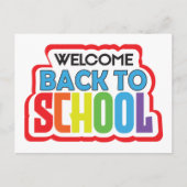 Welcome Back to School Briefkaart (Voorkant)