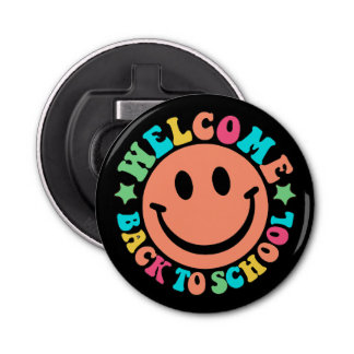 Welcome Back to School Button Flesopener
