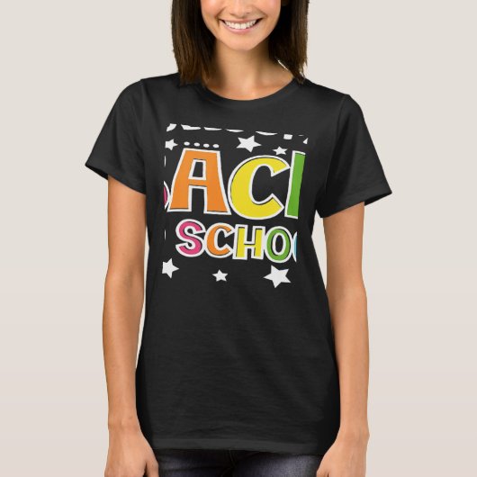 Welcome Back To School Christmas 2023 Outfit Half  T-shirt (Voorkant)