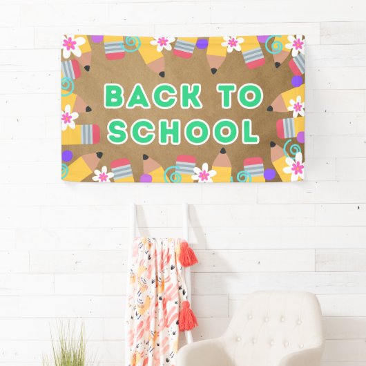 Welcome Back to School Classroom Poster Banner (Insitu)