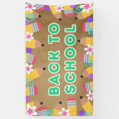 Welcome Back to School Classroom Poster Banner (Verticaal)