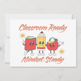 WELCOME BACK TO SCHOOL CLASSROOM READY MINDSET KAART