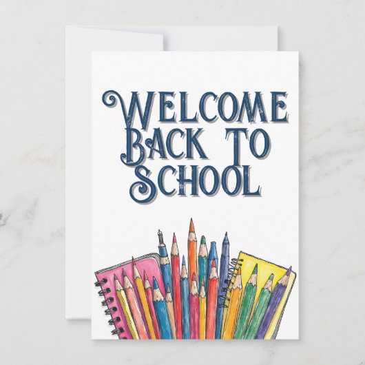 Welcome Back to School – Colorful Start (Voorkant)
