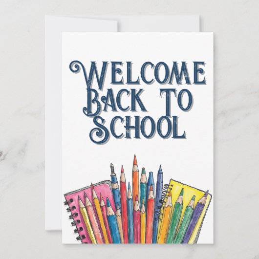 Welcome Back to School – Colorful Start (Voorkant)