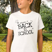 Welcome back to school, first day of school, back t-shirt