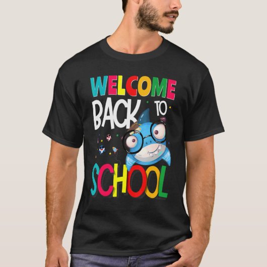 Welcome Back to School First Day of School Teacher T-shirt (Voorkant)