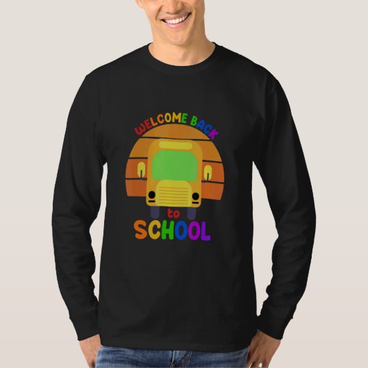 Welcome Back To School For Teachers   Happy 1st Fi T-shirt (Voorkant)