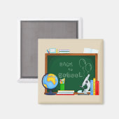 Welcome Back to School Magneet (Voorkant / Achterkant)
