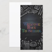 Welcome Back to School – New School Year (Voorkant / Achterkant)