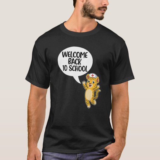 Welcome Back To School Nurse First Day Of School L T-shirt (Voorkant)