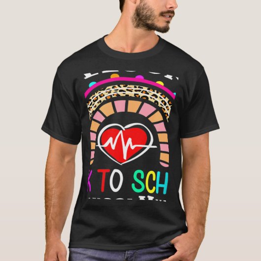 Welcome Back To School Nurse First Day Of School T-shirt (Voorkant)