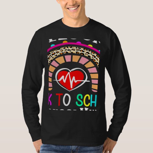 Welcome Back To School Nurse First Day Of School T-shirt (Voorkant)