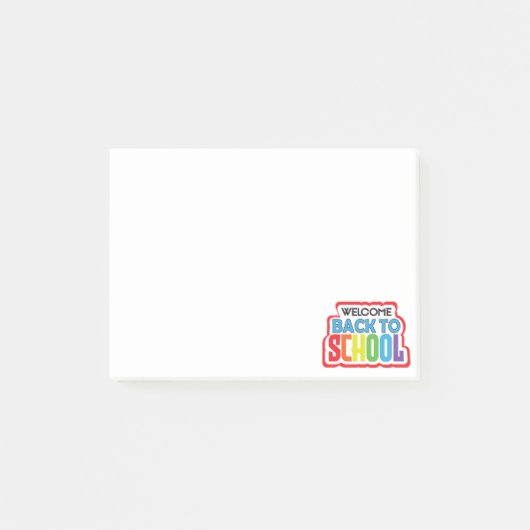 Welcome Back to School Post-it® Notes (Voorkant)