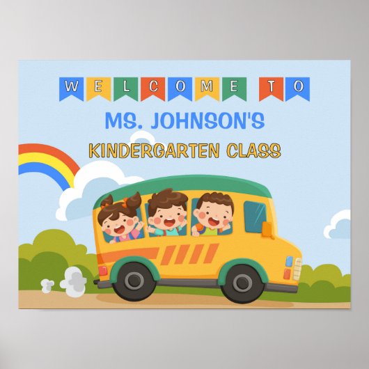 Welcome Back to School Poster (Voorkant)