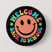 Welcome Back to School Ronde Button 7,6 Cm (Voorkant)