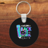 Welcome Back To School Shirts First Day Of School Sleutelhanger (Voorkant)