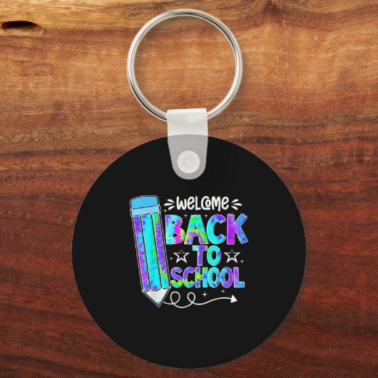 Welcome Back To School Shirts First Day Of School  Sleutelhanger (Voorkant)
