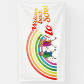 Welcome Back to School Spandoek (Verticaal)