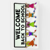 Welcome Back to School Spandoek (Verticaal)
