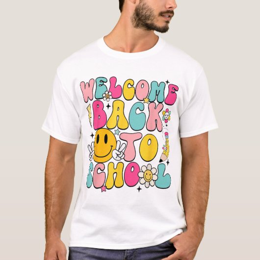 Welcome Back To School Teacher And Students T-shirt (Voorkant)