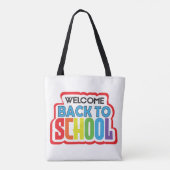 Welcome Back to School Tote Bag (Achterkant)