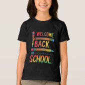  Welcome Back To School  Tri-Blend Shirt (Voorkant)